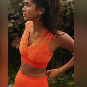 FP Movement Desert Renegade Bra in Orange Color Size S. Sold out on website.